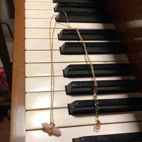 NWT! Gen3 Rose Quartz & Gold-tone Necklace & Bracelets Set! - Picture 3 of 6